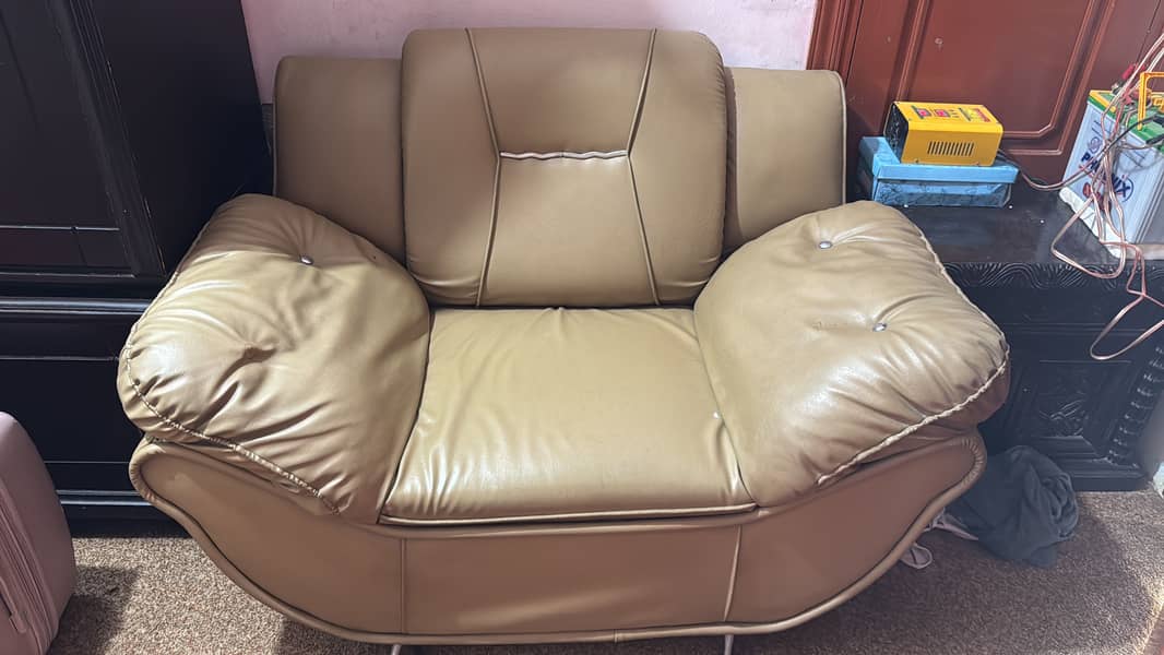 Leather Sofa Set 2