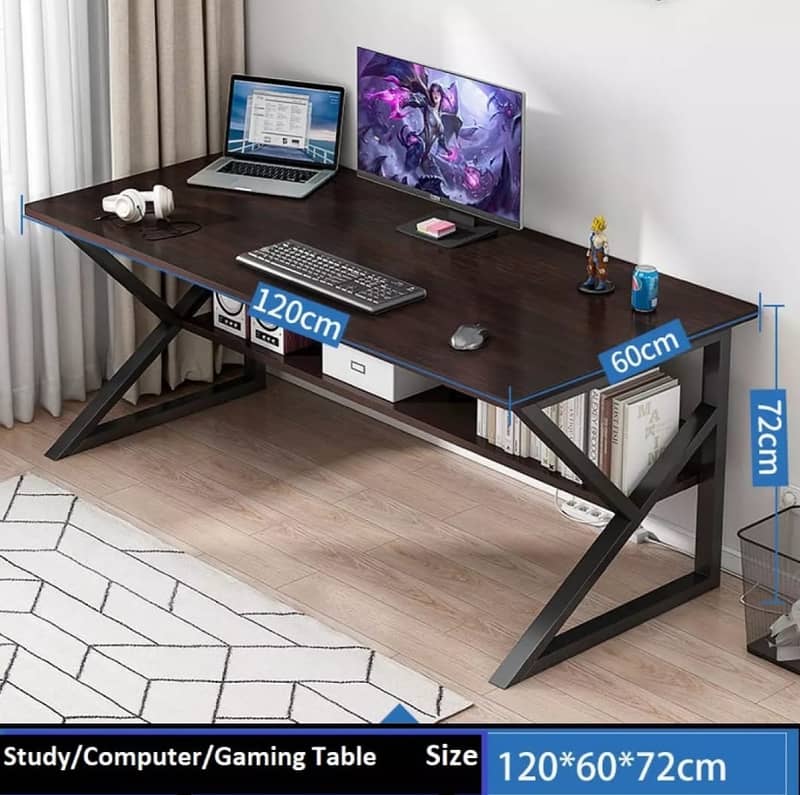 study desk office table, workstation table, k table, pc table, table 3