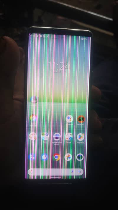 Sony 5 II panal line back crack