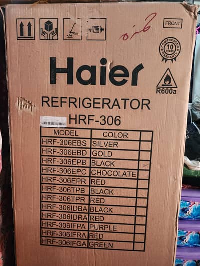 Pin pack box pack Haier HRF 306. Black.