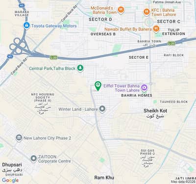 10 Marla Plot For Sale Sikanadar Block Bahria Town Lahore
