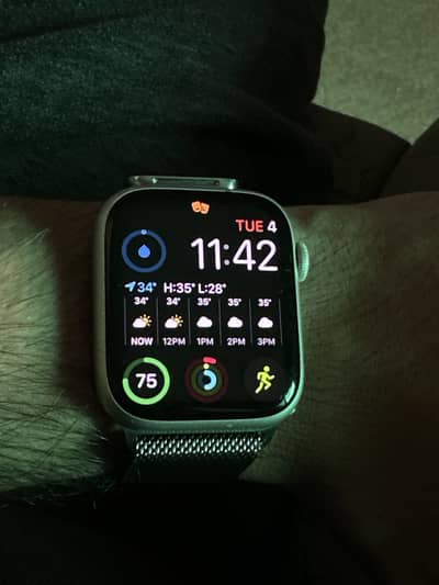 Series 7(45mm) with Milanese strap and Charger