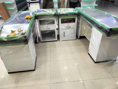 Cash counter\stopper pti\loading trolly\hand baskit\rolling basket