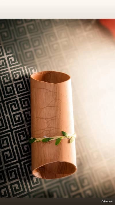 Bamboo inspired _ diagonal cut,wall hanging decor,backyard asthet