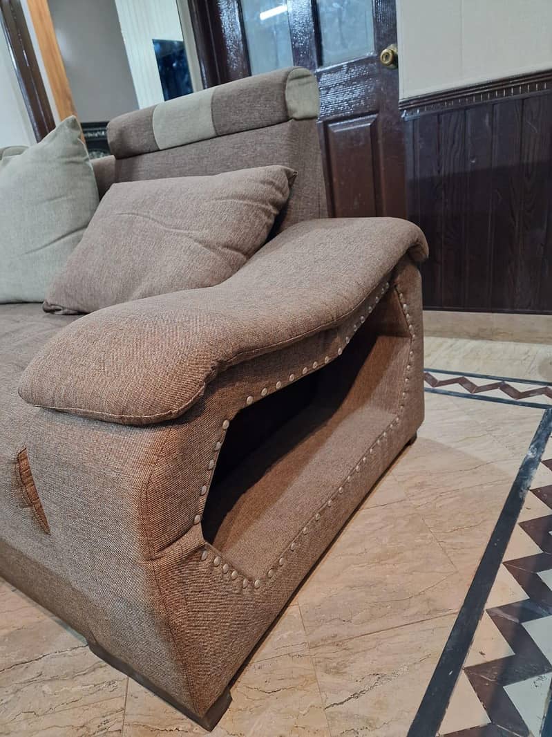 Wooden stylish sofas 4