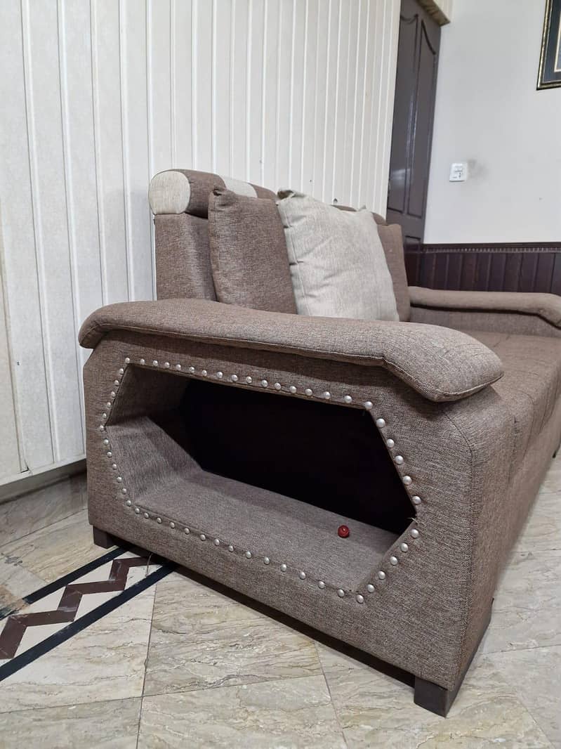 Wooden stylish sofas 5