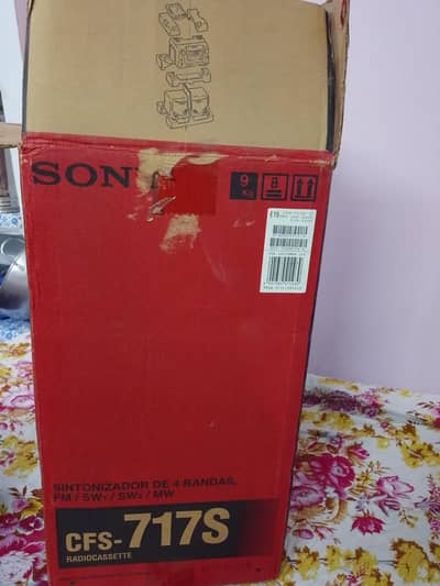Vintage Sony CFS717S Radio Cassette Player