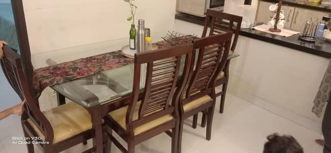 6 chair dining table for sale