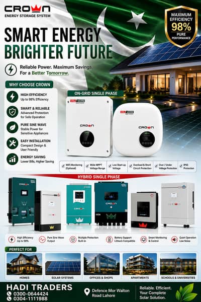 Crown 3kW Solar Inverter/solar solution installation/inverex/goodwe