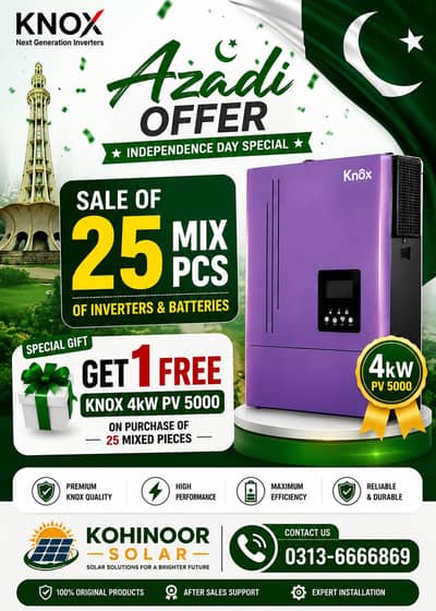 knox inverter/solar inverter/zapher pv 5000 6.6 kw/solar panels