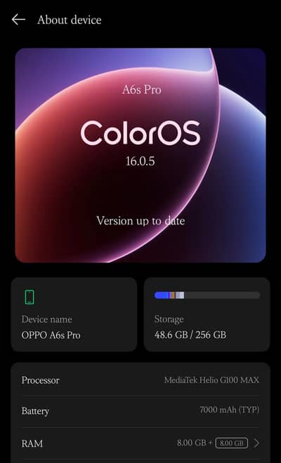 OPPO A6s