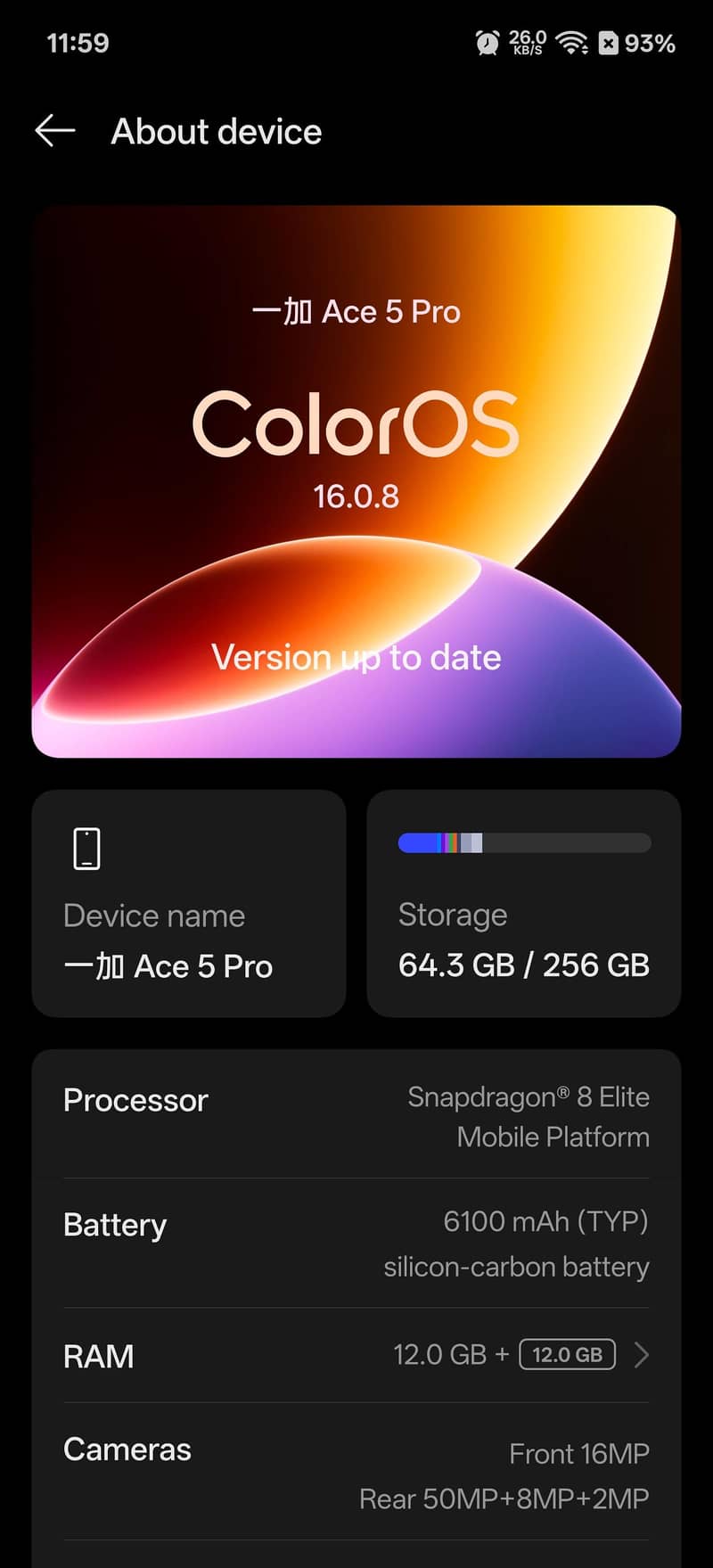 One Plus Ace 5 Pro 2