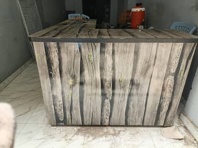 office/Dukan counter made with best wood 10/10 condition for sell