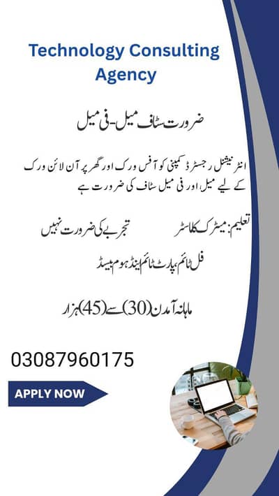 male and female jobs offer