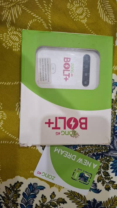 zong 4g Bolt plus unlocked MF25 device for sale.