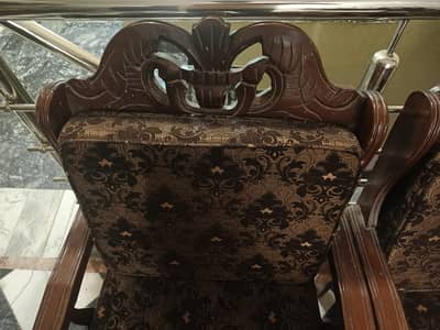 Sofa set pure wooden made old money design