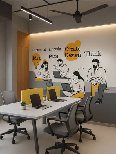1000 Yards Commercial Use Bungalow On A Wide 80 Feet Road With No Restriction Of Working Hours Suitable For Schools, Software Houses, Call Centers Or Any Other Kind Of Business
