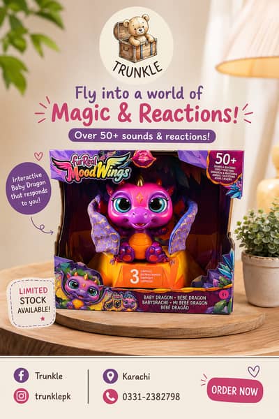  FurReal MoodWings Baby Dragon 