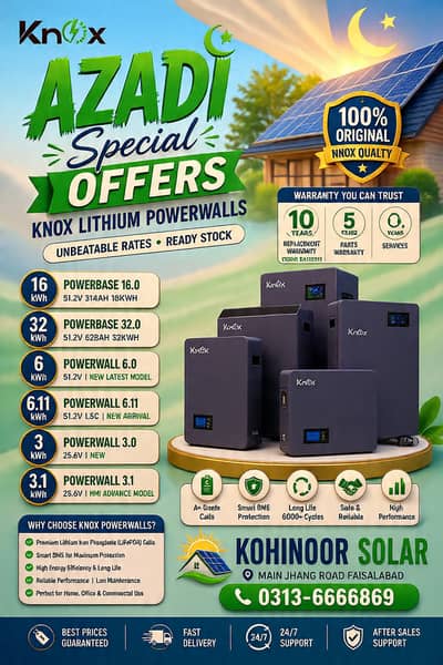 lithium battery/solar system/knox inverter/solar panel/48v battery