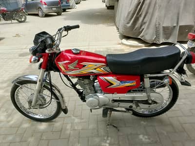 Honda CG 125 | Model 2025 (Red) 5 month  03481121448 call now