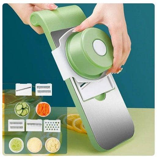 5-in-1 Vegetable Cutter & Slicer | Multi-Function Mandoline Grater