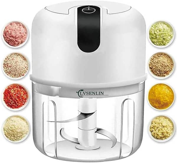 300ml Electric Mini Food Chopper – USB Rechargeable Kitchen Processor