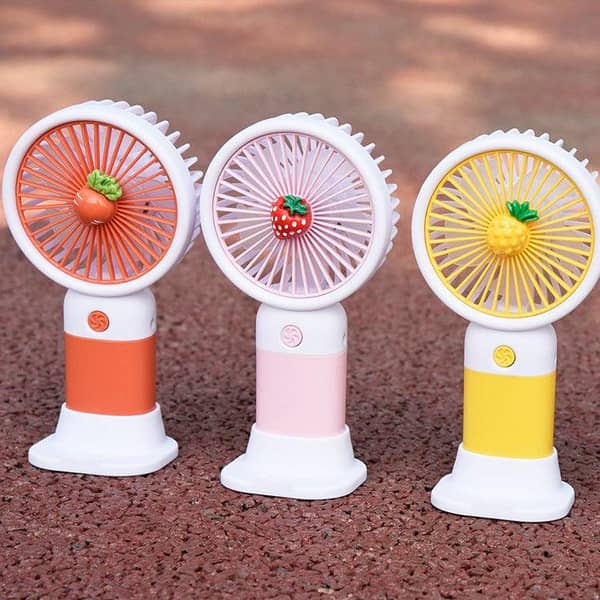 Mini Portable Fan with Fruit Design