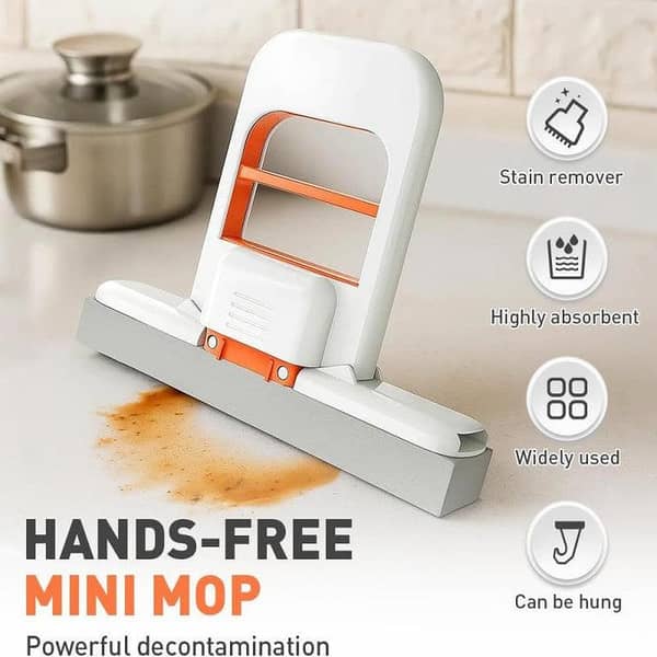 Hands-Free Mini Mop – Powerful Decontamination Cleaner