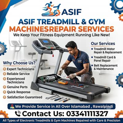 Gym Equipment Repair & Maintenance Services in Islamabad