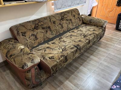 sofa cum bed (only poshish)