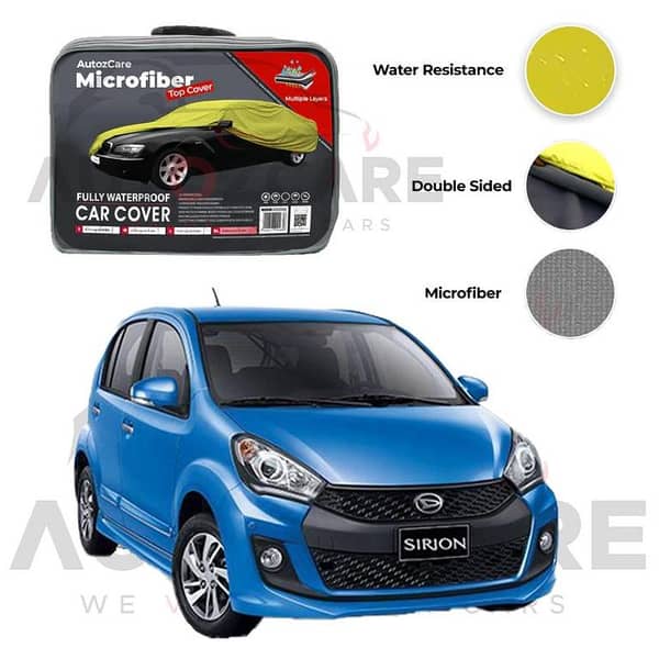 Daihatsu Sirion Microfiber Car Top Cover - Model 2010-2015