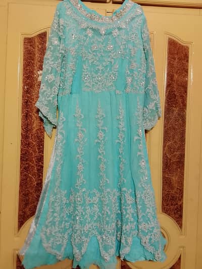 pure shaffon three piece dress urgent sale negotiable