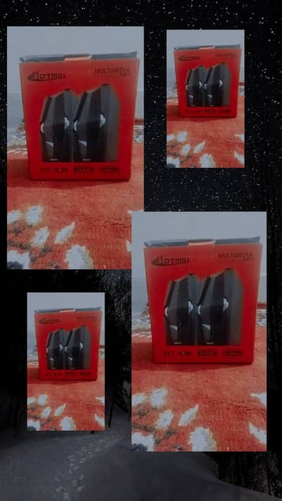  Hotmai Multimedia Speakers HT-414 USB 2.0 – Excellent Condition
