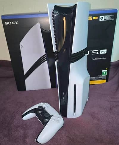 Sony playstation PS5 pro disk edition 2TB with complete box (ps5)