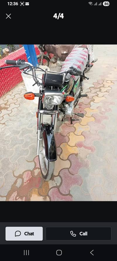 6300 km self start like barnd new