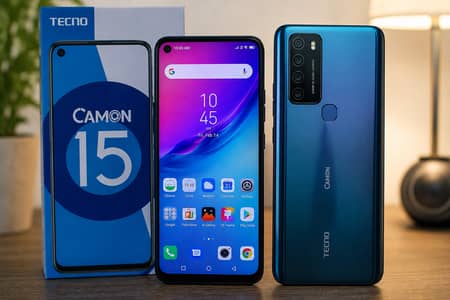 Tecno Camon 15 | PTA Approved | 4GB RAM 64GB Storage | Original Box |