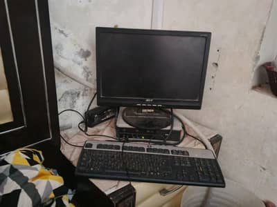 Hp compad dc 7900 ultra slim destop complete system. exchange possible