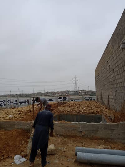 Scheme 33, Saadi Town Block 5, 83sq, Commercail, Corner Plot For Sale.