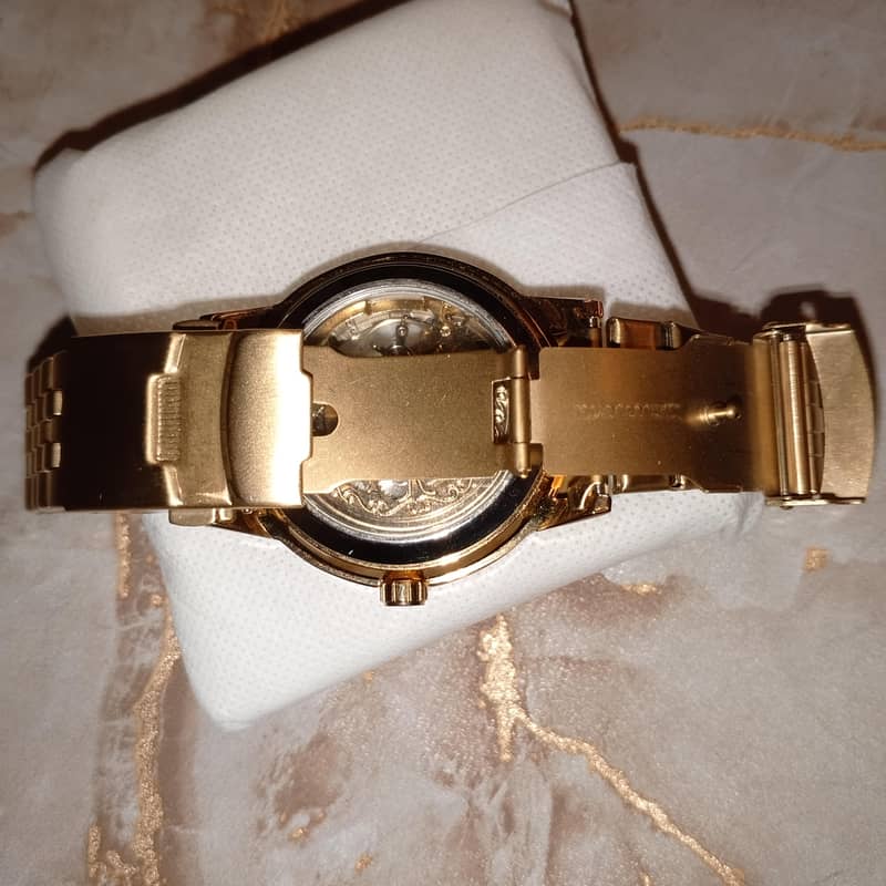 Timekey Skeleton automatic watch (replica)gold 2