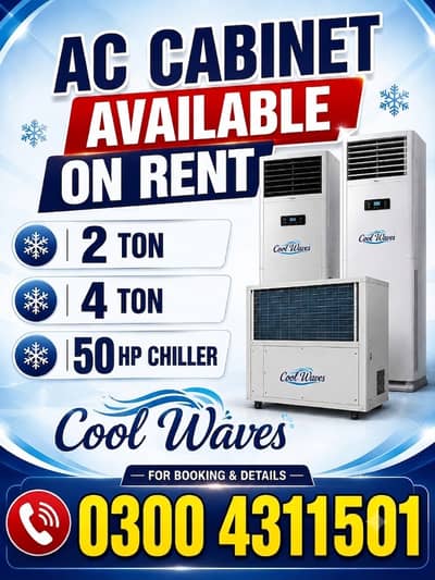 Ac Renting Services/ Cabinat Chiller/ Cabinate Ac/ Ac on rent / Rent
