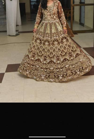 light brown stone and jewellery worked bridle maxi