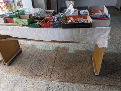 Market Stall shop Counter Table