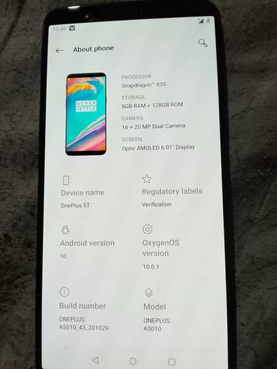 One Plus 5T