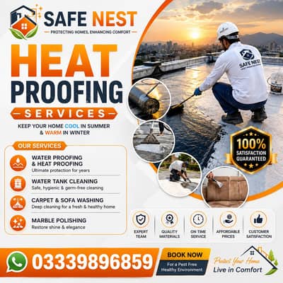 Waterproofing Services, Bathroom Waterproofing, Heatproofing Services