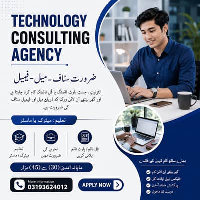 Male and female staff are required 