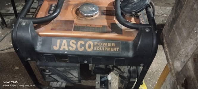 Jasco generator 2.5 kw model J4500 DC