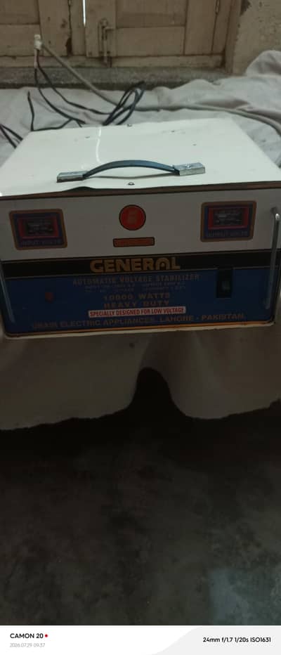 general stiblizer 10000w original condition