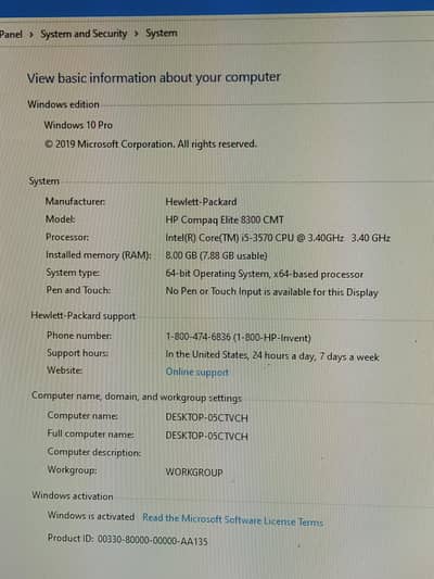 HP Core i5 3rd Gen