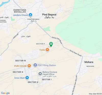 1 Kanal 50x90 plot for sale with huge green area