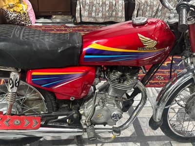 Honda 125 12 model Punjab num good condition